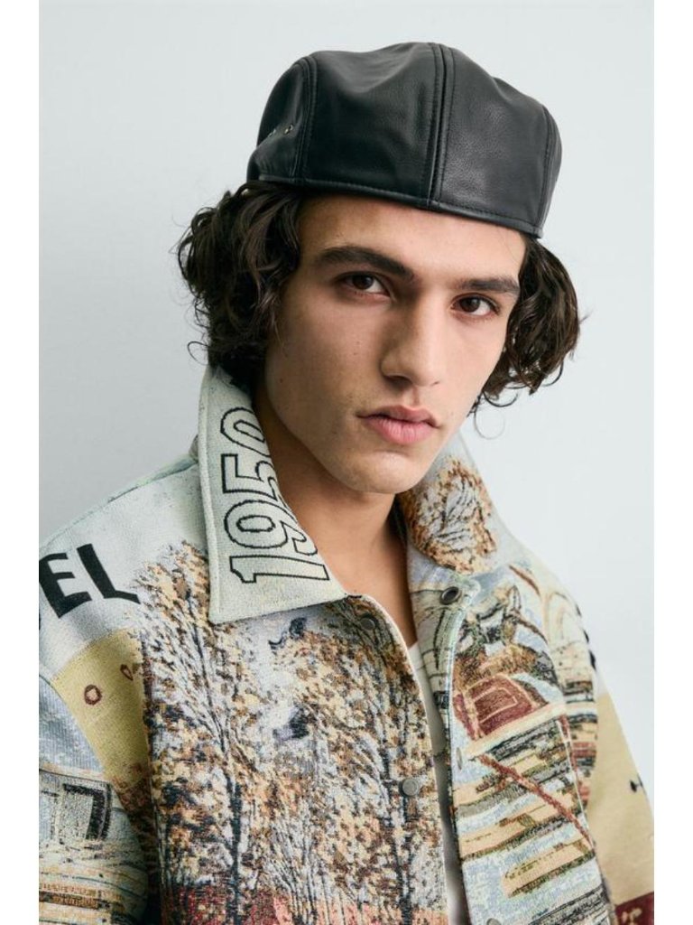 Zara Ford Jacquard Puffer Jacket